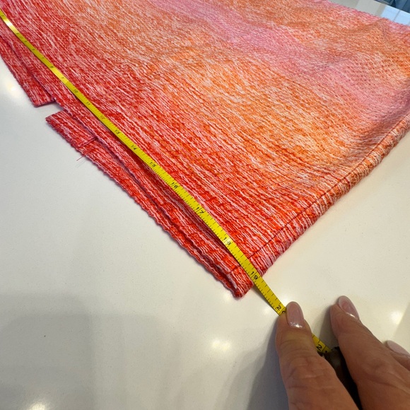 Lafayette 148 New York Shoshanna Vibrant Pink and Orange Pencil Skirt - Picture 11 of 15